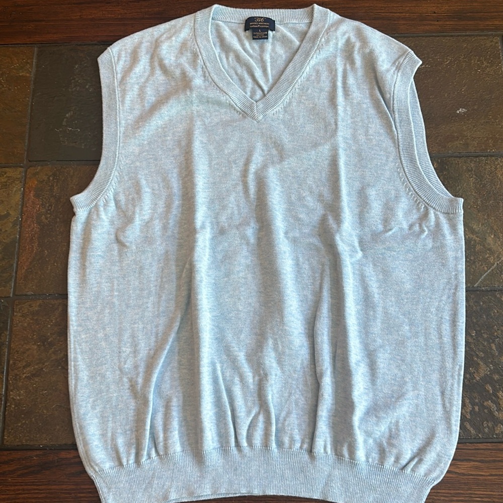 Carolina blue brooks brothers sweater vest, barely worn